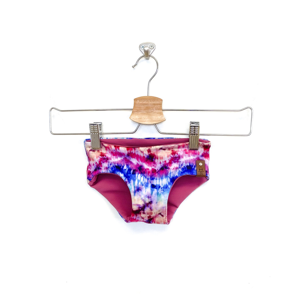 Kora Swim Reversible Bikini - Mystic Tie Dye + Mauve Rib