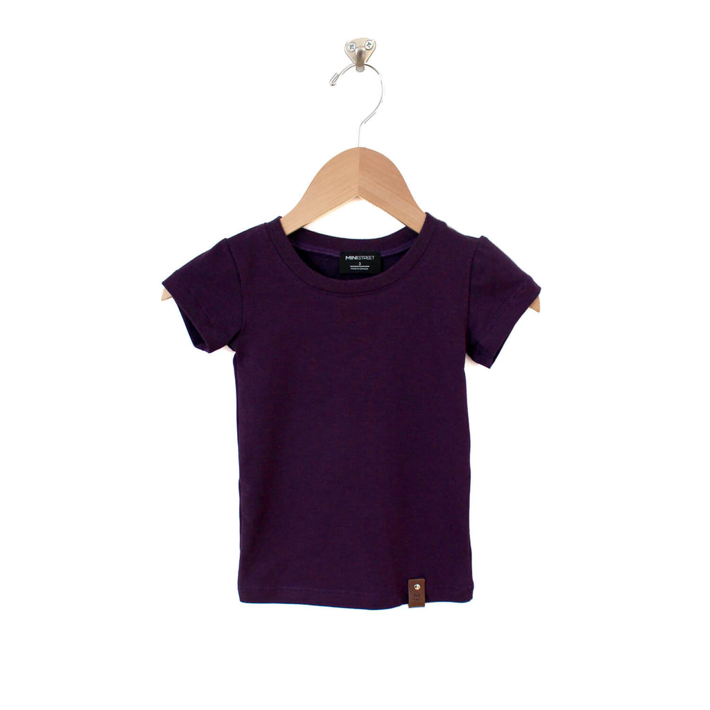 Mae Fitted Tee - Plum
