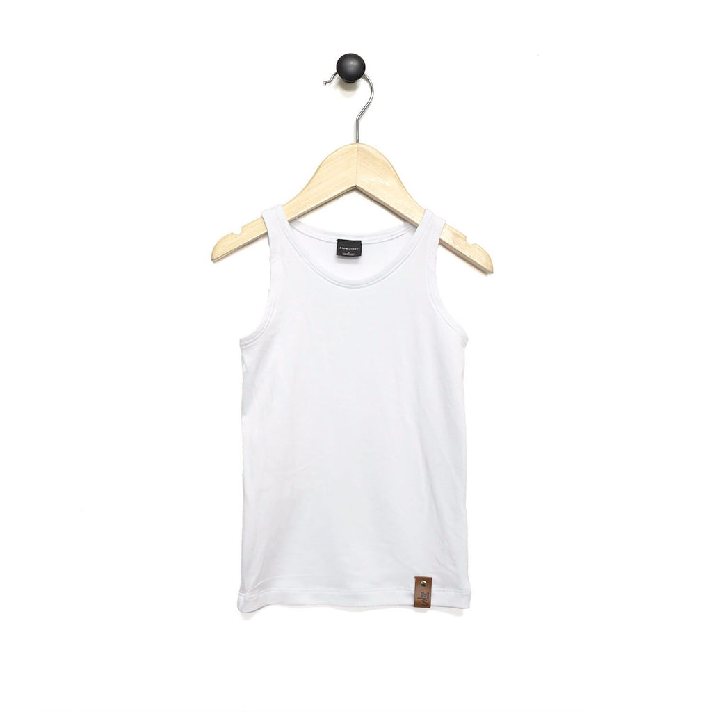 Mia Fitted Tank - White