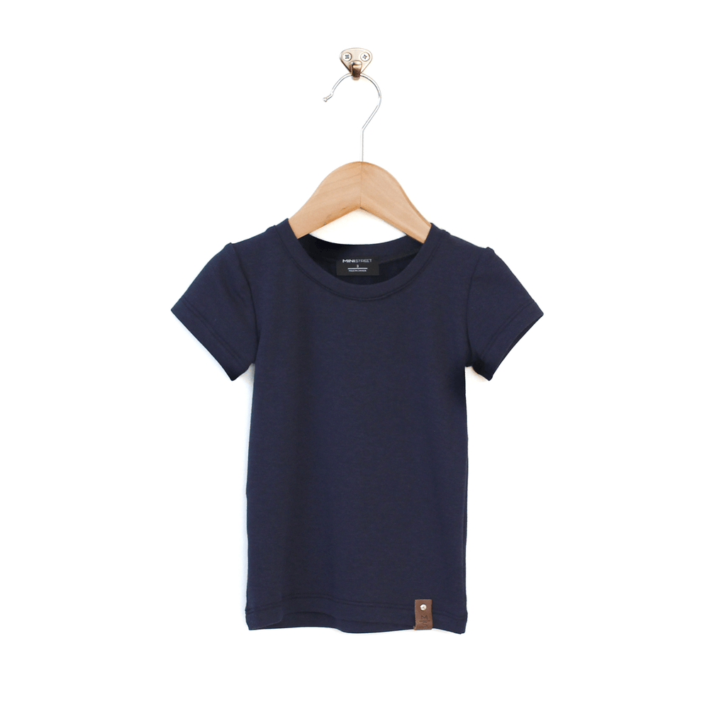 Mae Fitted Tee - Navy