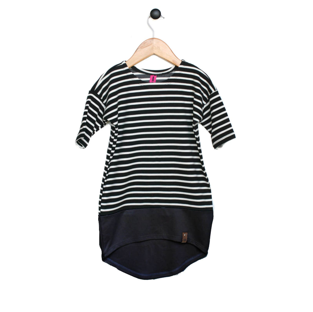Taylor Dress - Black Stripe